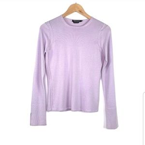 Adrienne Vittadini sz XS lilac Long Sleeve top